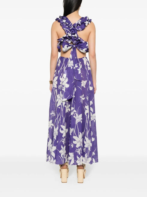 Acadian Ruffle Maxi Dress