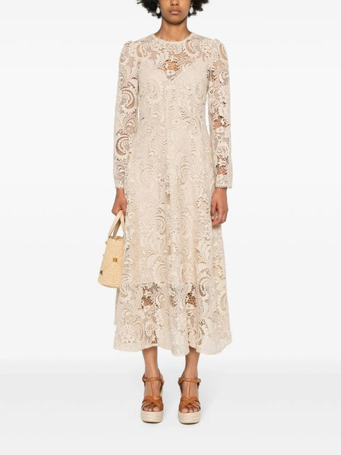 Waverly Lace Midi Dress