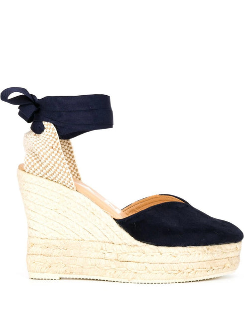 heart-shaped wedge espadrilles