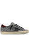 SUPER STAR GLITTER UPPER SUEDE TOE LEATHER STAR AND HEEL