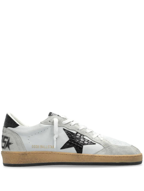 BALL STAR NAPPA UPPER SUEDE TOE AND SPUR COCCO PRINTED STAR AND HEEL