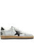 BALL STAR NAPPA UPPER SUEDE TOE AND SPUR COCCO PRINTED STAR AND HEEL