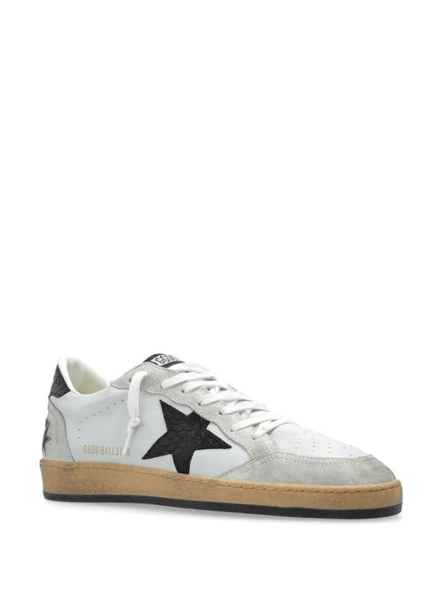 BALL STAR NAPPA UPPER SUEDE TOE AND SPUR COCCO PRINTED STAR AND HEEL