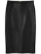 SKIRT LEATHER PLONGE