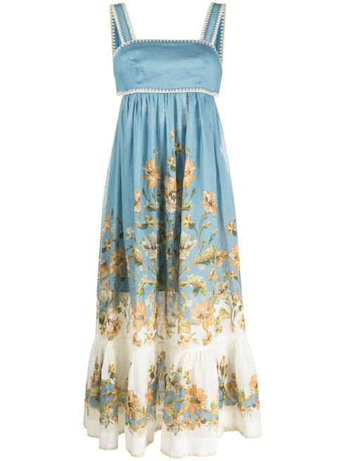 Chintz Tiered Midi Dress