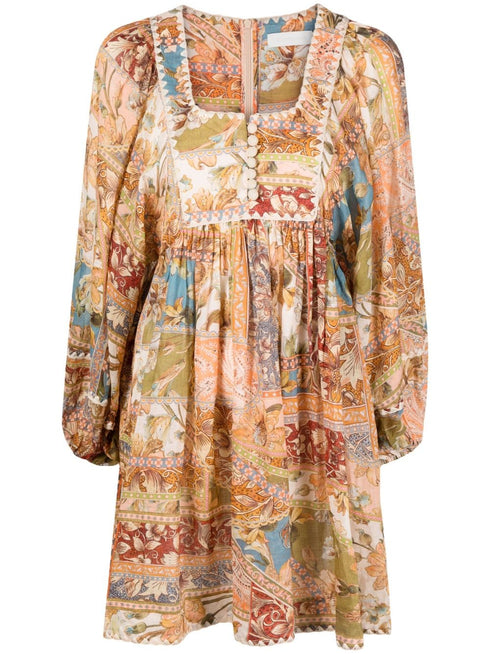 Chintz Billow Mini Dress