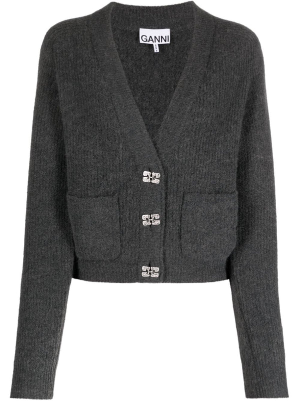 Soft Wool Cardigan Solid