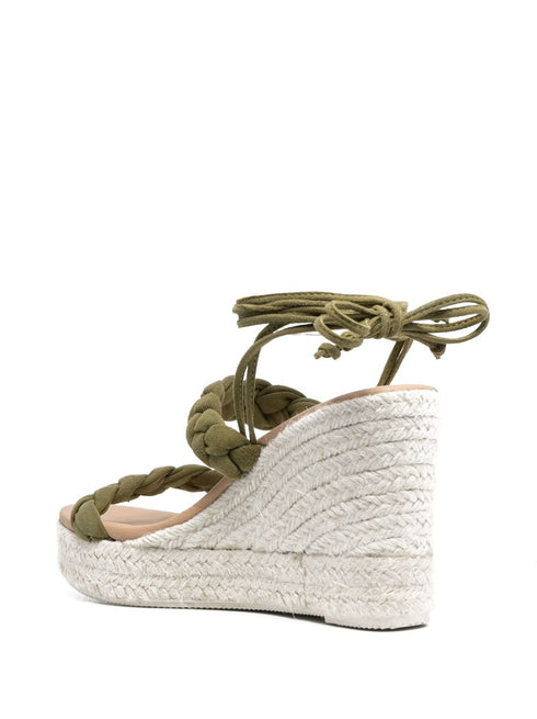 two braided bands wedge espadrilles