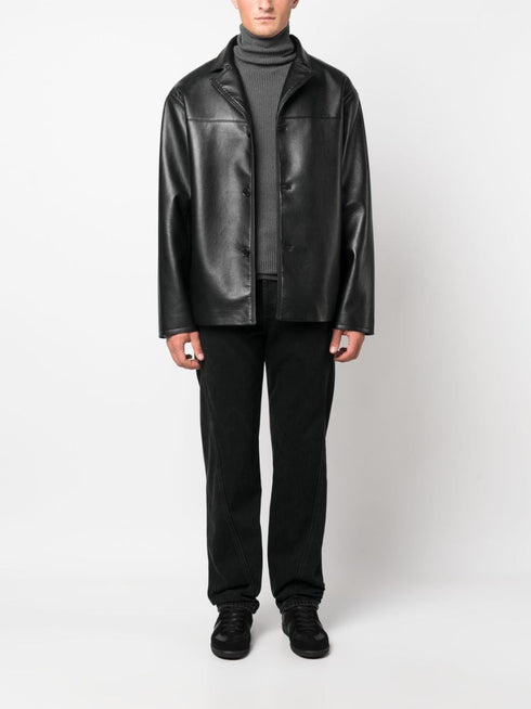 TWISTED DENIM CHINO TROUSERS