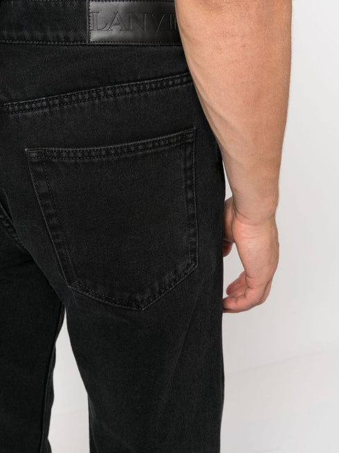 TWISTED DENIM CHINO TROUSERS