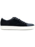 SUEDE AND NAPPA CAPTOE LOW