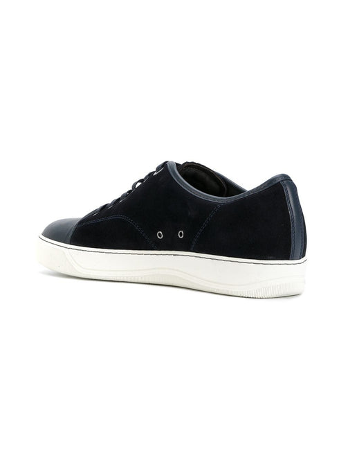 SUEDE AND NAPPA CAPTOE LOW
