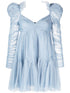 Tulle Ruched Mini Dress