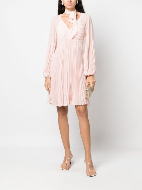 Sunray Pleated Mini Dress