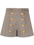 PRINCE OF WALES PLEATED SHORTS
